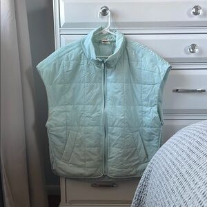 Ice Aqua Quilted Vest